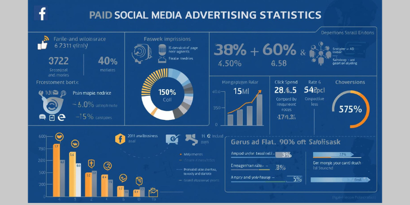 Paid Social Media Advertising stats