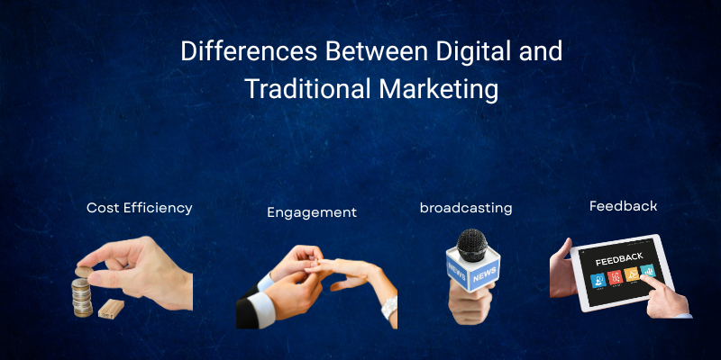 differences between digital and traditional marketing